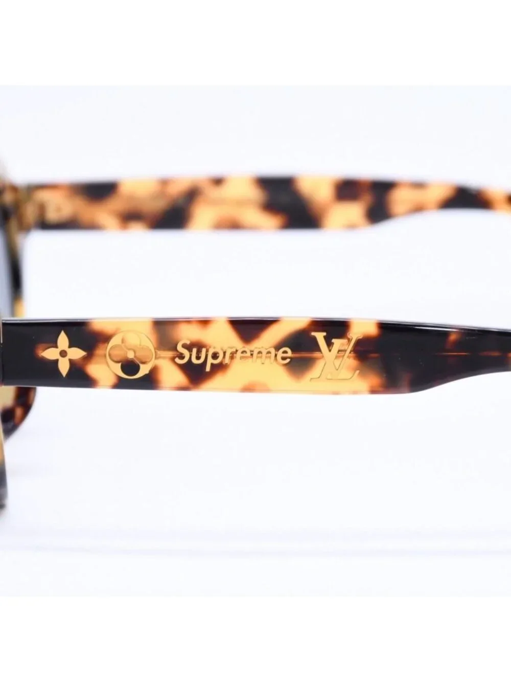 Louis Vuitton Supreme Downtown Sunglasses Tortoiseshell Eyewear